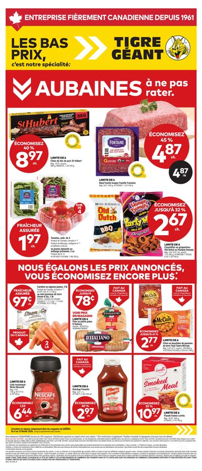 Tigre Géant Flyer February 4 to 10