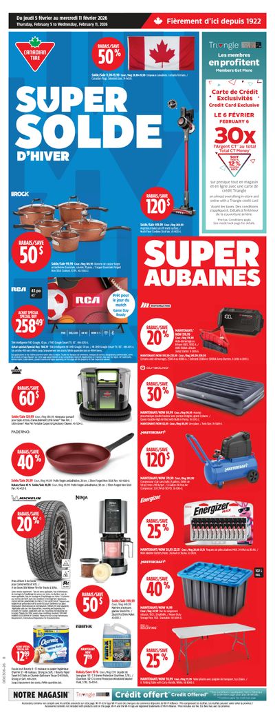 Canadian Tire (QC) Flyer February 5 to 11