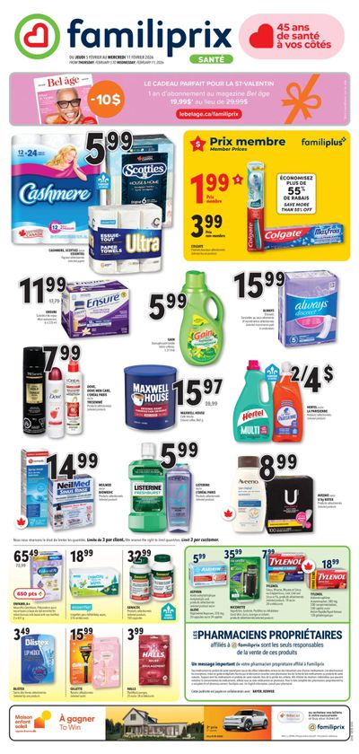 Familiprix Sante Flyer February 5 to 11