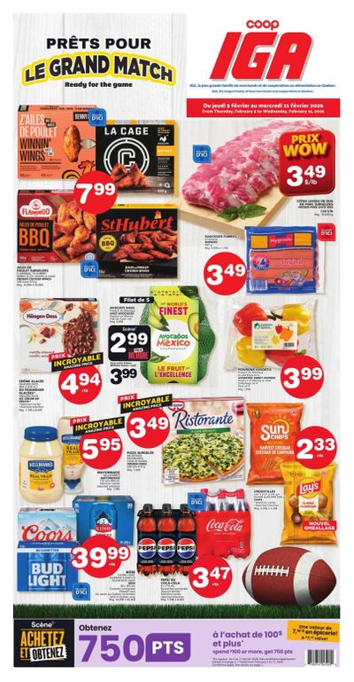 Coop IGA (QC) Flyer February 5 to 11