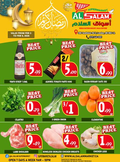 Al-Salam Supermarket Flyer February 3 to 9