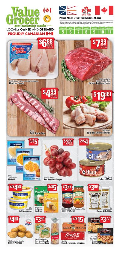 Value Grocer Flyer February 5 to 11