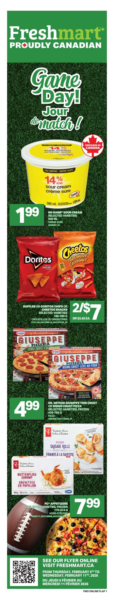 Freshmart (ON) Flyer February 5 to 11