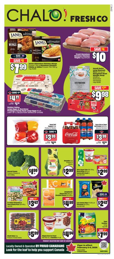 Chalo! FreshCo (West) Flyer February 5 to 11