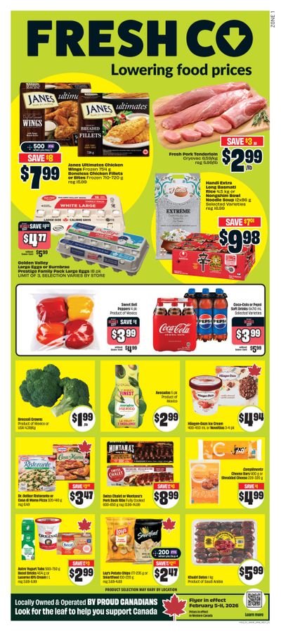 FreshCo (West) Flyer February 5 to 11