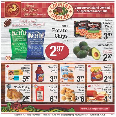 Country Grocer Flyer February 6 to 12