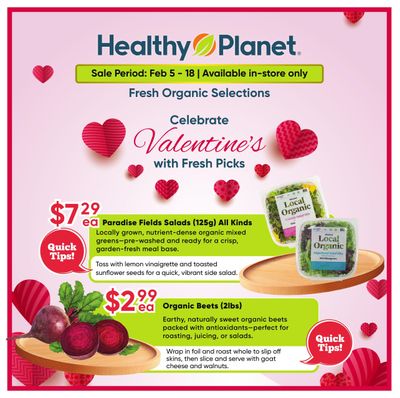 Healthy Planet Flyer February 5 to 18