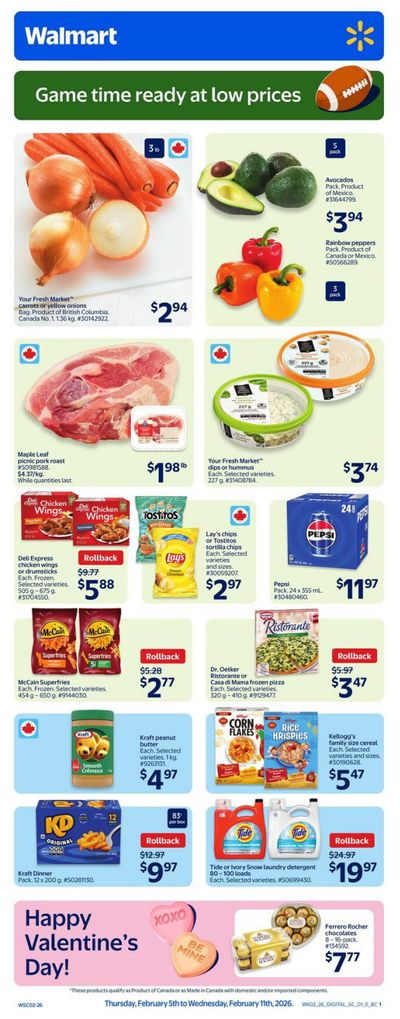 Walmart (West) Flyer February 5 to 11