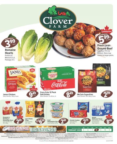 Clover Farm (ON) Flyer February 5 to 11