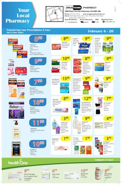 Drug Town Pharmacy Flyer February 6 to 20