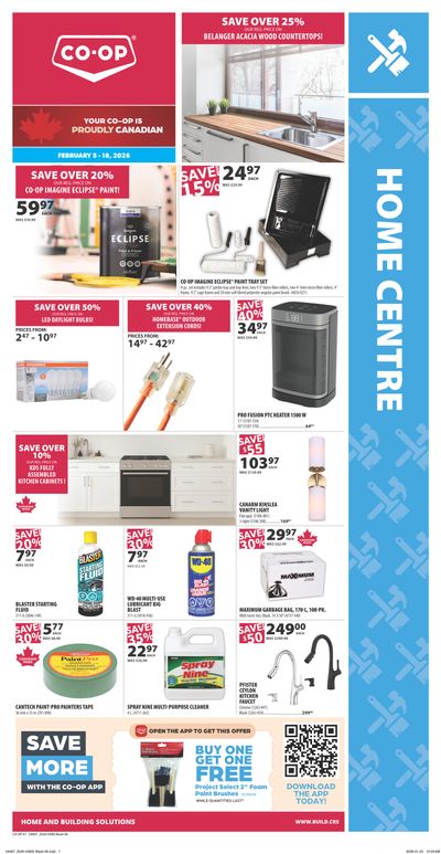 Co-op (West) Home Centre Flyer February 5 to 18