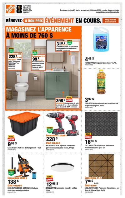 Home Depot (QC) Flyer February 5 to 25