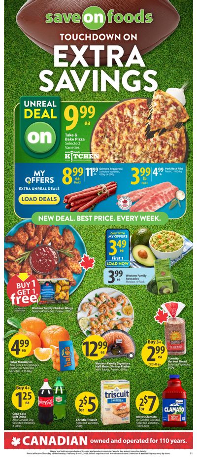 Save On Foods (AB) Flyer February 5 to 11