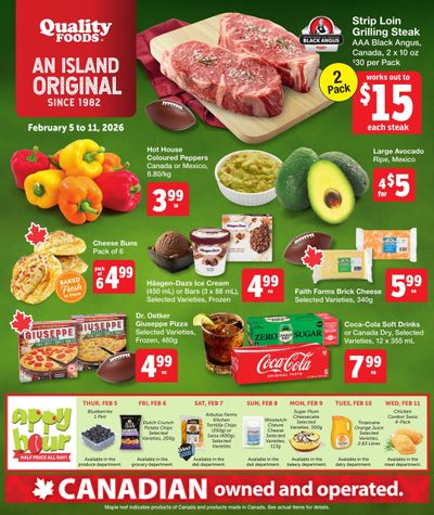 Quality Foods Flyer February 5 to 11