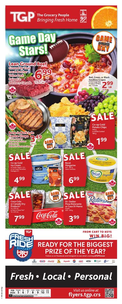 TGP The Grocery People Flyer February 5 to 11