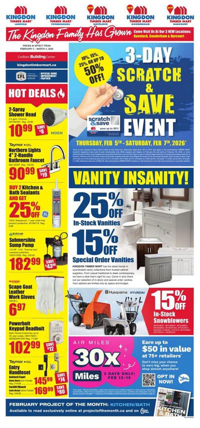 Timber Mart Flyer February 5 to March 4 