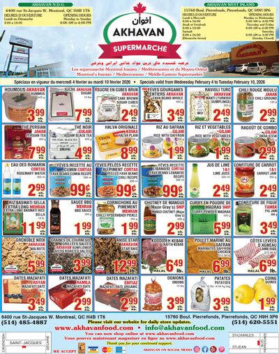 Akhavan Supermarche Flyer February 4 to 10