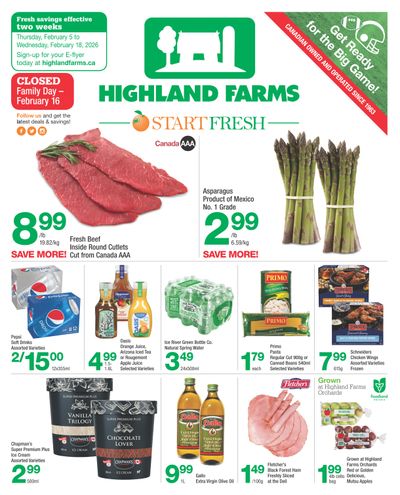 Highland Farms Flyer February 5 to 18