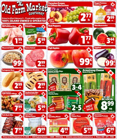 The Old Farm Market (Courtenay) Flyer February 5 to 11