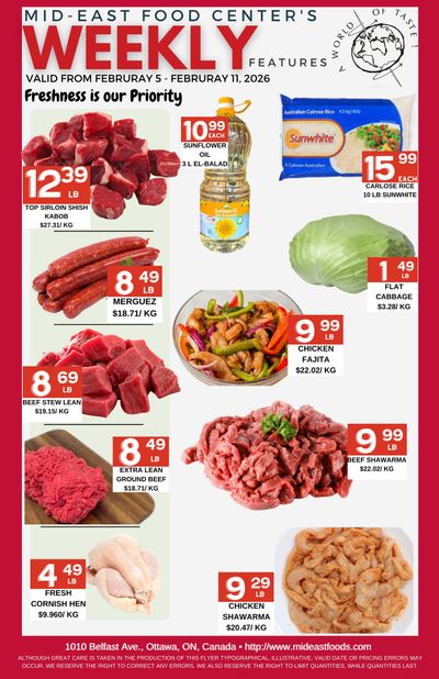 Mid-East Food Centre Flyer February 5 to 11