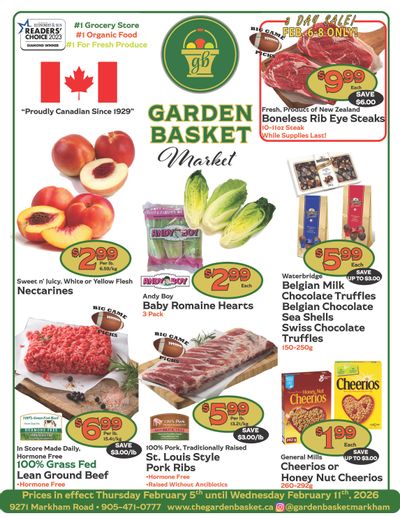 The Garden Basket Flyer February 5 to 11