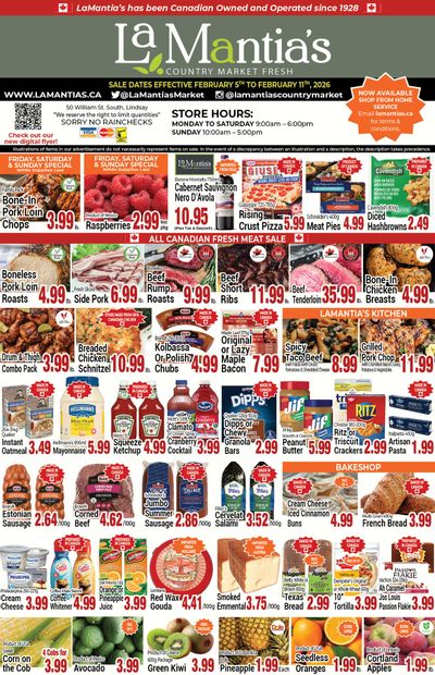 LaMantia's Flyer February 5 to 11