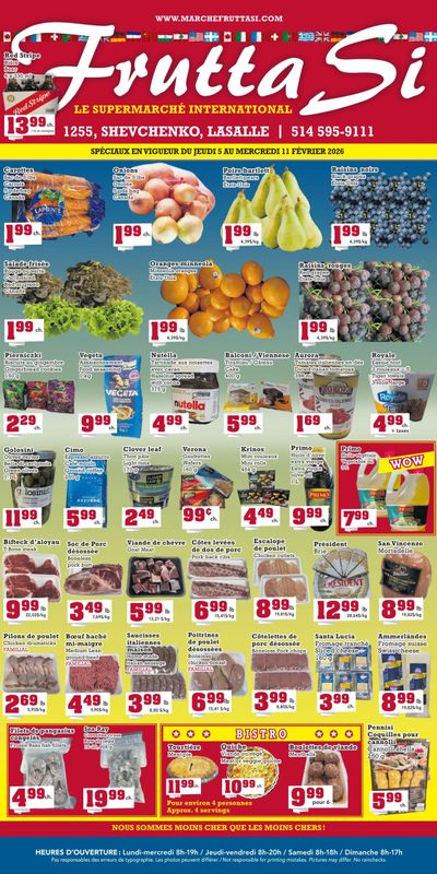 Frutta Si Flyer February 5 to 11
