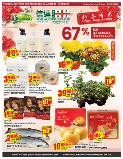 Btrust Supermarket (Montreal) Flyer February 5 to 11