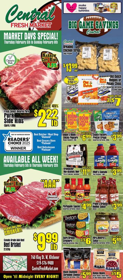 Central Fresh Market Flyer February 5 to 12