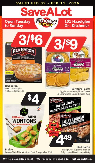 SaveALot Grocery Outlet Flyer February 5 to 11