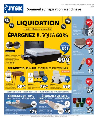 JYSK (QC) Flyer February 5 to 18