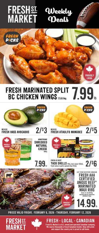 Fresh St. Market Flyer February 6 to 12