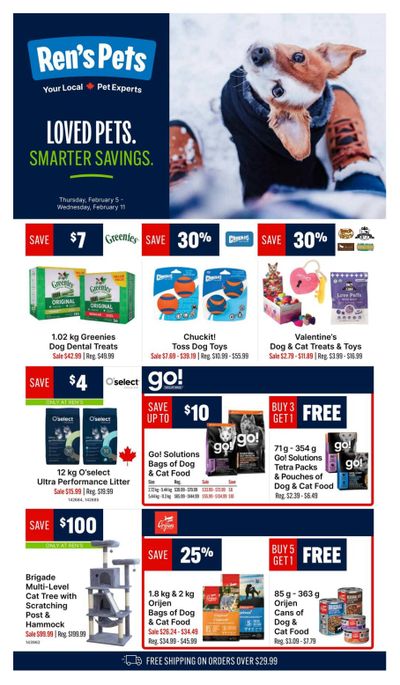 Ren's Pets Flyer February 5 to 11