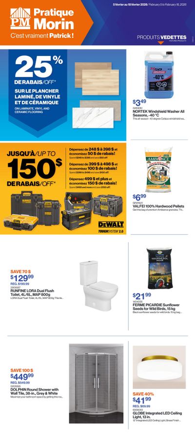 Patrick Morin Flyer February 5 to 18