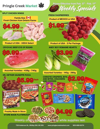 Pringle Creek Market Flyer February 5 to 11