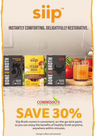 Commisso's Fresh Foods Wellness Flyer February 6 to 19