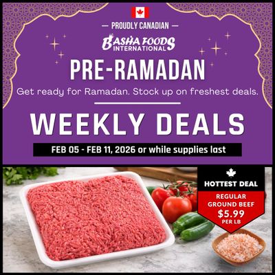 Basha Foods International Flyer February 5 to 11