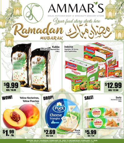 Ammar's Halal Meats Flyer February 5 to 11