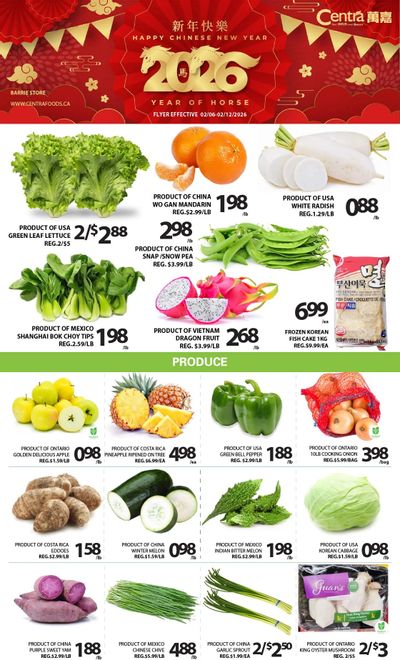 Centra Foods (Barrie) Flyer February 6 to 12