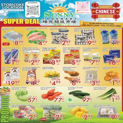 Sunny Foodmart (Etobicoke) Flyer February 6 to 12