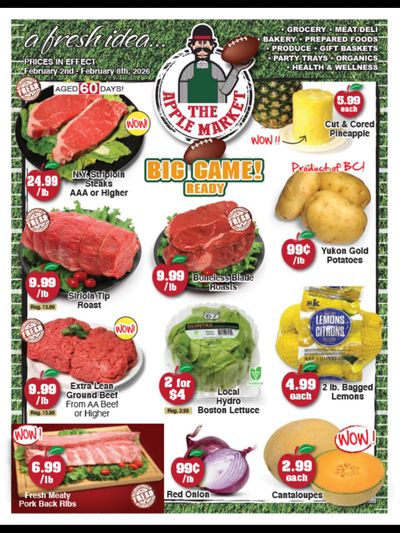 The Apple Market Flyer February 2 to 8