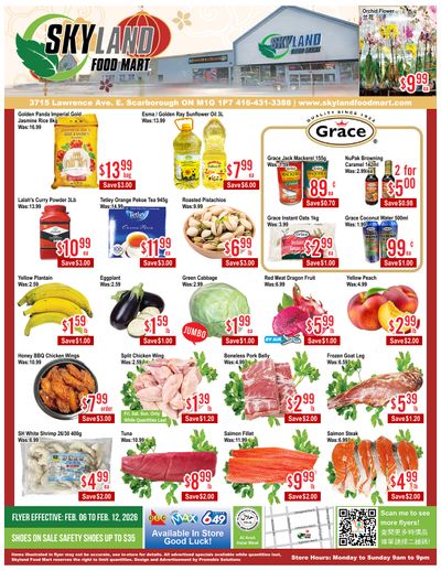 Skyland Food Mart Flyer February 6 to 12