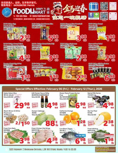 FoodyMart (HWY7) Flyer February 6 to 12