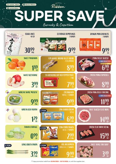 Market Ribbon Flyer February 6 to 12