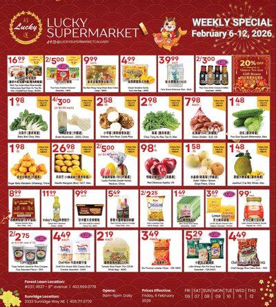 Lucky Supermarket (Calgary) Flyer February 6 to 12