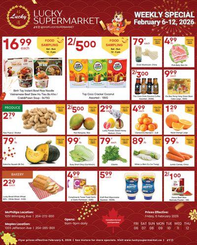 Lucky Supermarket (Winnipeg) Flyer February 6 to 12