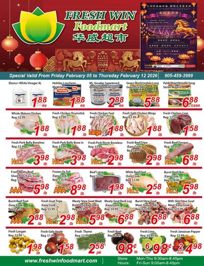 Fresh Win Foodmart Flyer February 6 to 12