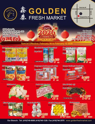 Golden Fresh Market Flyer February 6 to 12