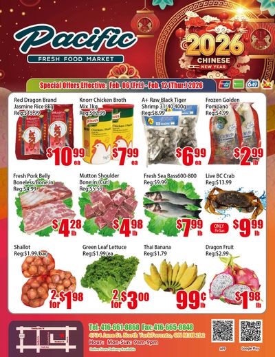 Pacific Fresh Food Market (North York) Flyer February 6 to 12