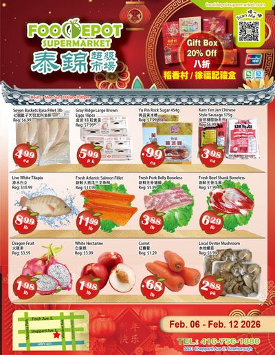 Food Depot Supermarket Flyer February 6 to 12
